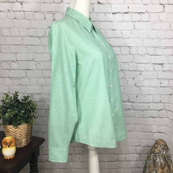 Gap Factory Boyfriend Fit Button Up Shirt - Picture 3 of 7